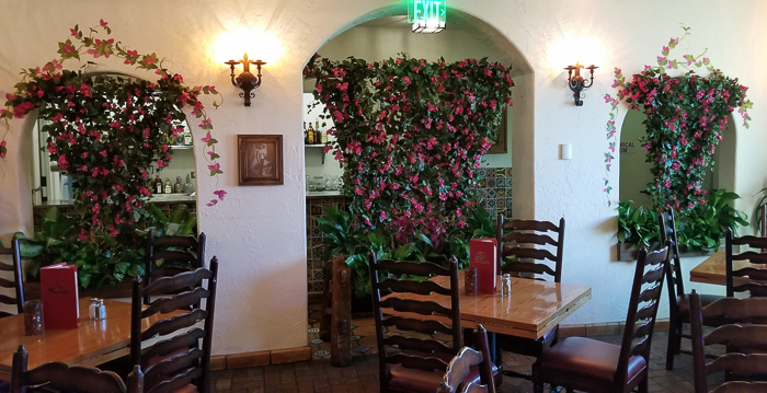 Silk Bougainvillea on trellis Las Vegas